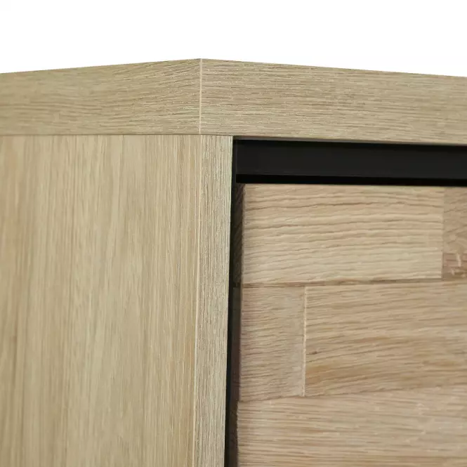 Skriňa Mediolan M1 Natural Hikora,11