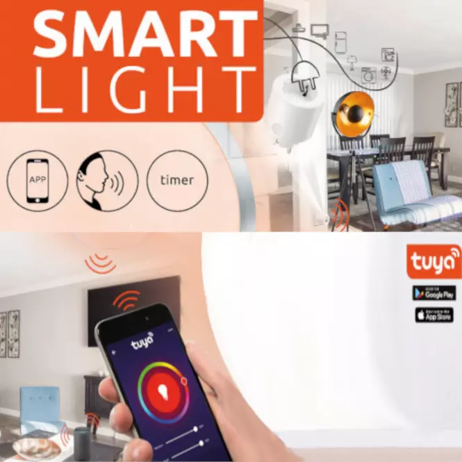 Lampa 48406-48SH SMART LIGHT 48W 3000-6400K PL1