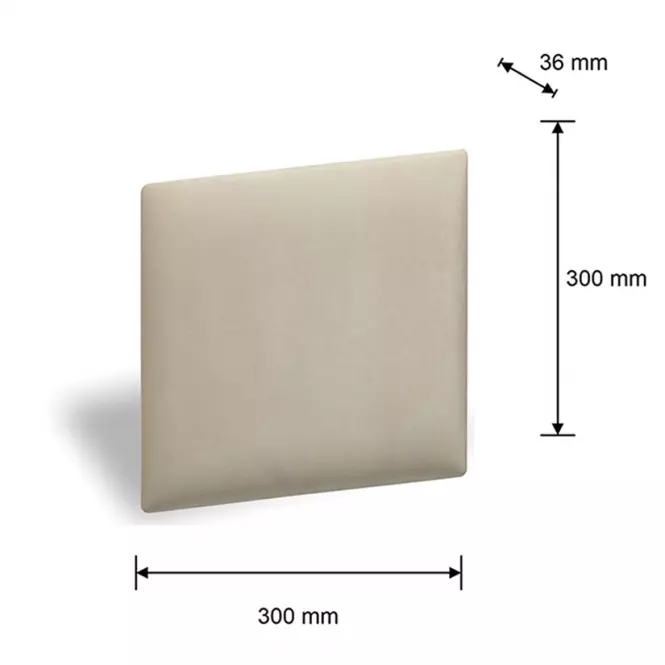 Čalúnený panel 30/30 béžová