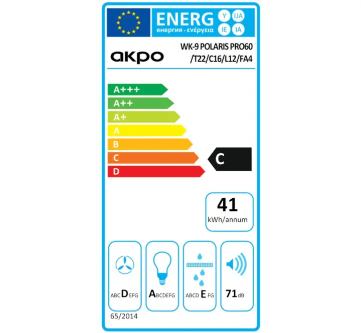 Digestor WK-9 Polaris PRO 60 čierna