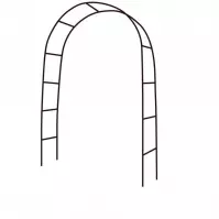 Pergola GA-A 133x38x240 čierna kov