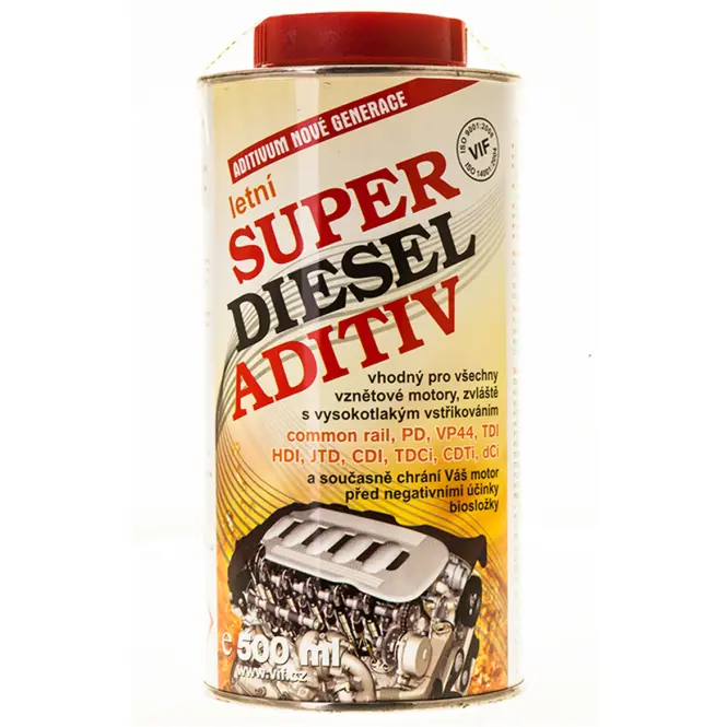 VIF Super Diesel aditív 500 ml letný