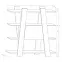 Regál Via 140-2D Craft Biely,3