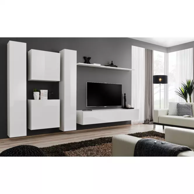 Závesná skrinka Switch SW1 Biely,5