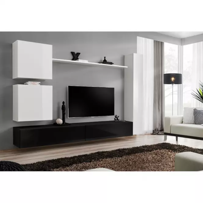 Závesná skrinka Switch SW1 Biely,7