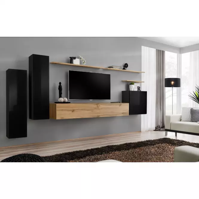 Závesná skrinka Switch SW2 čierna,5