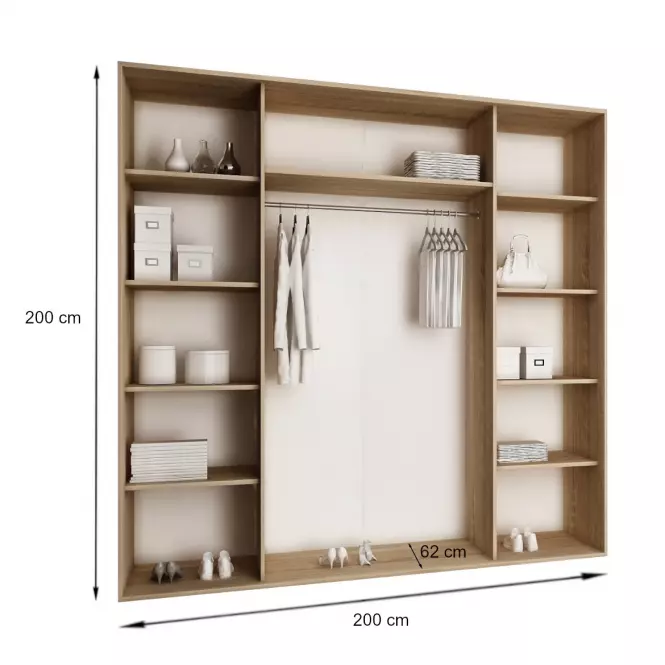 Skriňa Top 25 200 dub sonoma