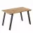 Rozkladací stôl Liwia 130/210x80cm Dub Craft Zlatý