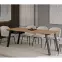 Rozkladací stôl Liwia 130/210x80cm Dub Craft Zlatý,5