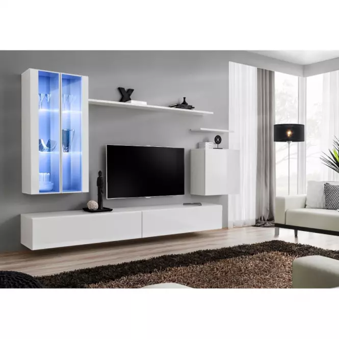Závesná skrinka Switch WW2 Biely +LED,6