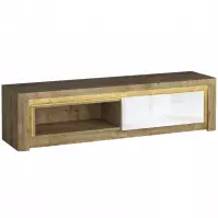 TV stolík Livinio L9 ribbeck/Biely lesk