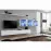 Obývacia stena Switch XVII Sklo +LED  Biely