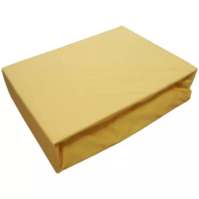 Plachta na posteľ Jersey 200x220   žltá 5102,4