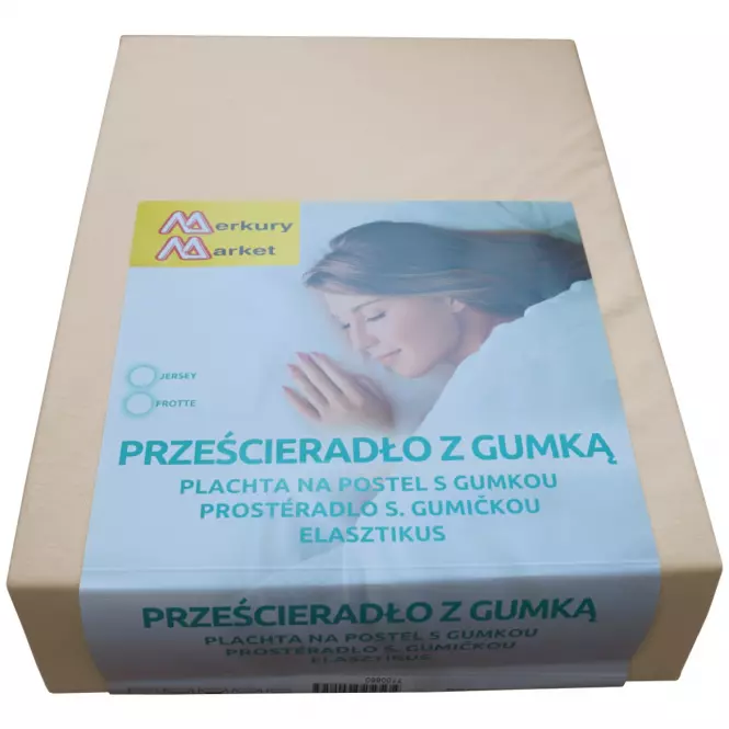 Plachta na posteľ Jersey 200x220  béžová 4011