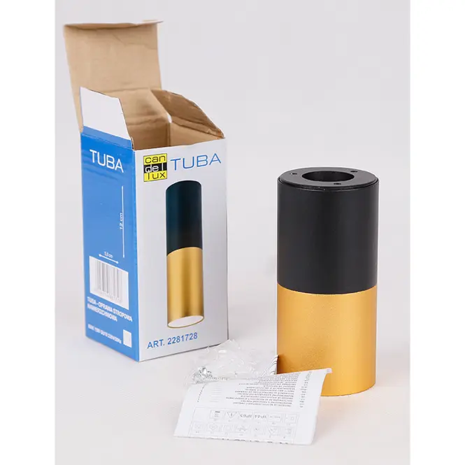Stropné svietidlo Tuba 1x15W GU10 5.8/12,6