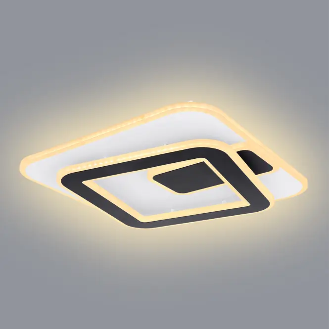 Stropné svietidlo LED 48435-36 CCT 3000-6000K biely/cierny 40X40