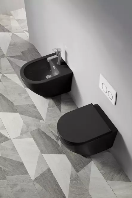 Bidet závesný Dotto Black