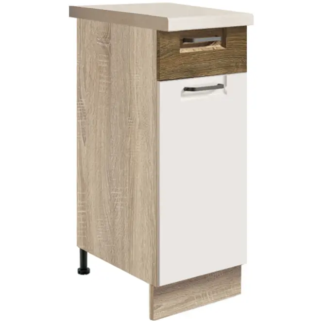 Skrinka do kuchyne Favorit 1d Sonoma/White+Ribbeck