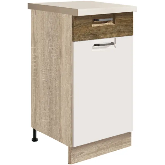 Skrinka do kuchyne Favorit 2d Sonoma/White+Ribbeck