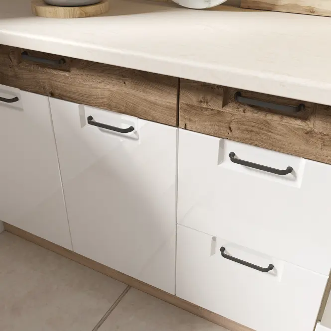 Skrinka do kuchyne Favorit 4d Sonoma/White+Ribbeck