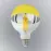 Žiarovka FL LED G125 12W E27 4200K Half Amber