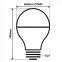 Žiarovka FL LED ST64 8W E27 4200K Half Silver,5