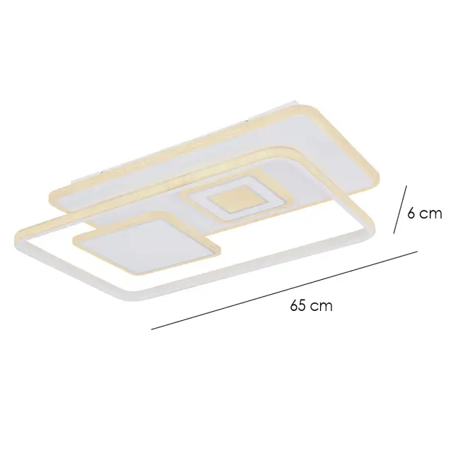 Stropné svietidlo LED 48443-55 CCT 3000-6000K Biela 44X65,3