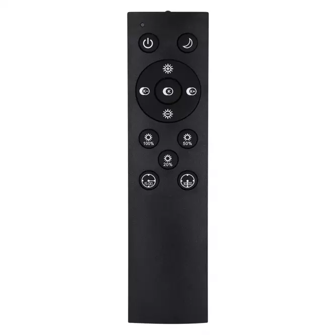 Luster LED 67247-58 Čierna + diaľkové ovládanie,6