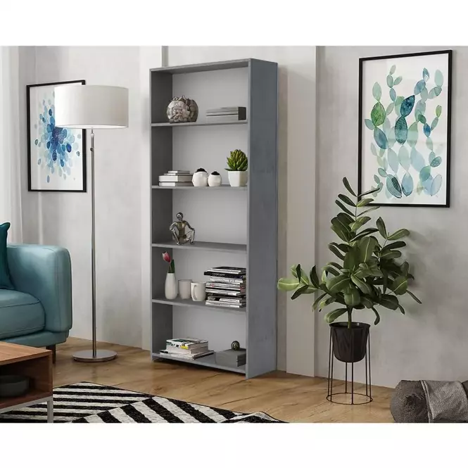 Regál ZOE 80 grafit,3