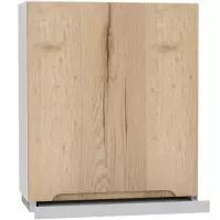 Skrinka do kuchyne Zoya W60/68 Slim PL DUB/BIELA s digestorom