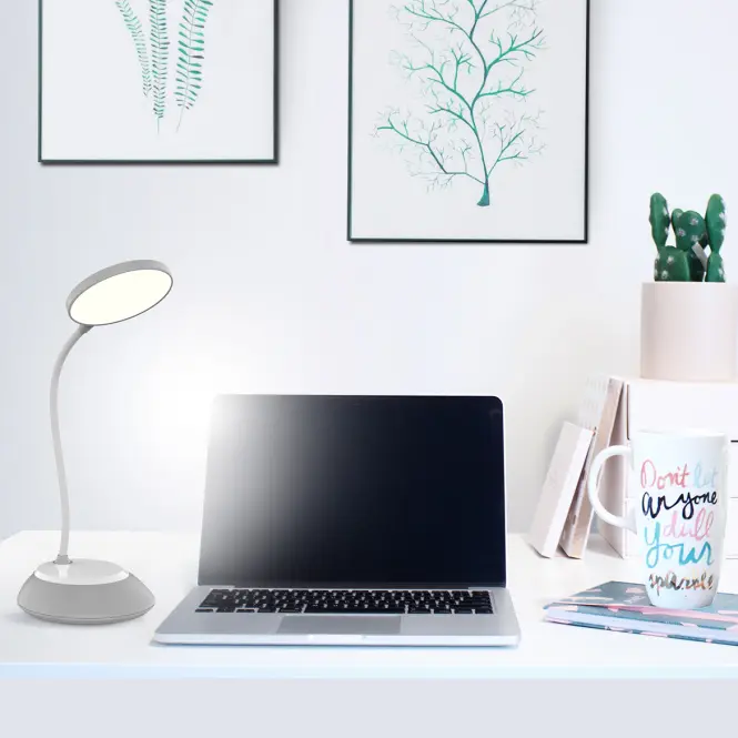 Stolná lampa Kuala LED 6W sivá