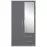 Skriňa Smart Srl3 2dl Grafit