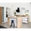 Kuchynská skrinka Oscar D60pk Mv 2133 Pl biely lesk/biela,6