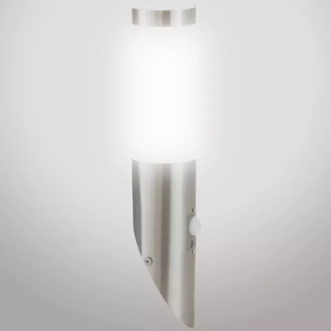 Nástenná záhradná lampa INOX 8263 LP451
