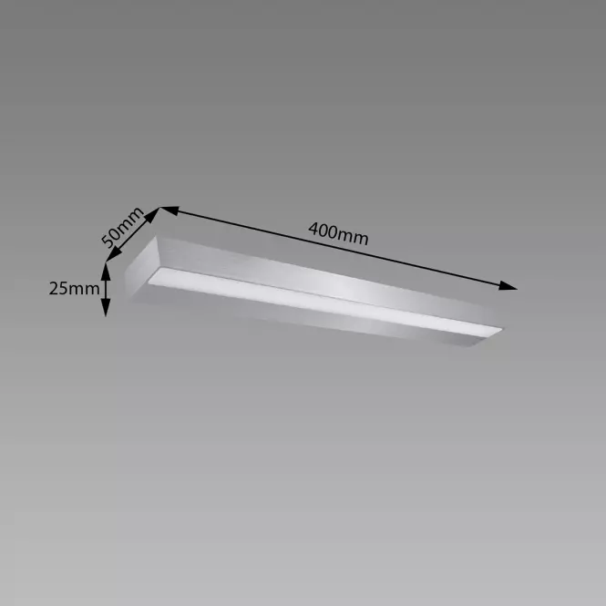 Nástenná lampa Cyber LED 9W Silver NW 03966 K1,3