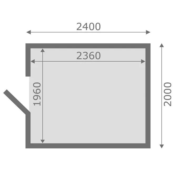 Domček IRYS 240x200,2