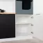 Kuchynská skrinka Denis d60pk mv 2133 pl čierna mat/biela,4