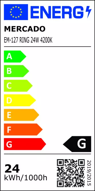 LED kruhový panel 24W 4200K okrúhly chrómový,5