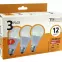Žiarovky BC TR 12W A60 E27 2700K 3PACK,3