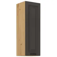 Kuchynská skrinka STILO grafit mat/artisan 30g-90 1f