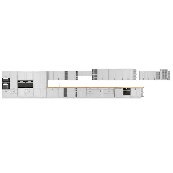 Kuchynská skrinka STILO biela mat/biela 60dk-210 2f