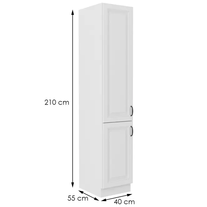 Kuchynská skrinka STILO biela mat/biela 40DK-210 2F