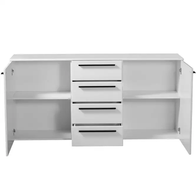 Komoda Ksanti 2d4s Biely/Biely Lesk 11008640