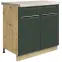 Skrinka do kuchyne Glamour6d Green
