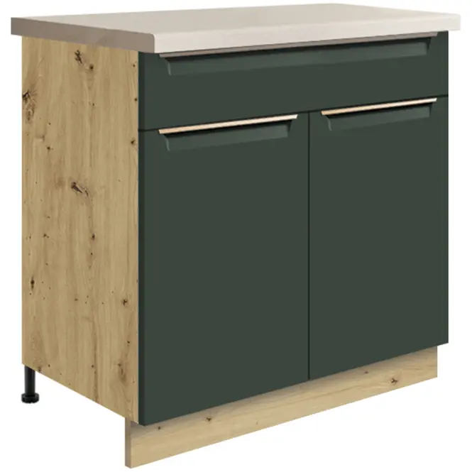 Skrinka do kuchyne Glamour7d Green