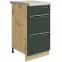 Skrinka do kuchyne Glamour8d Green