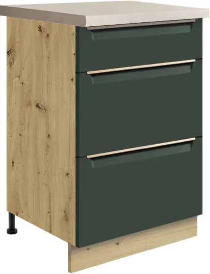 Skrinka do kuchyne Glamour9d Green