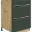 Skrinka do kuchyne Glamour9d Green