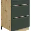 Skrinka do kuchyne Glamour9d Green