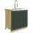 Skrinka do kuchyne Glamour12d Green